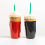 Glitter Insulated Neoprene Iced Coffee Sleeves