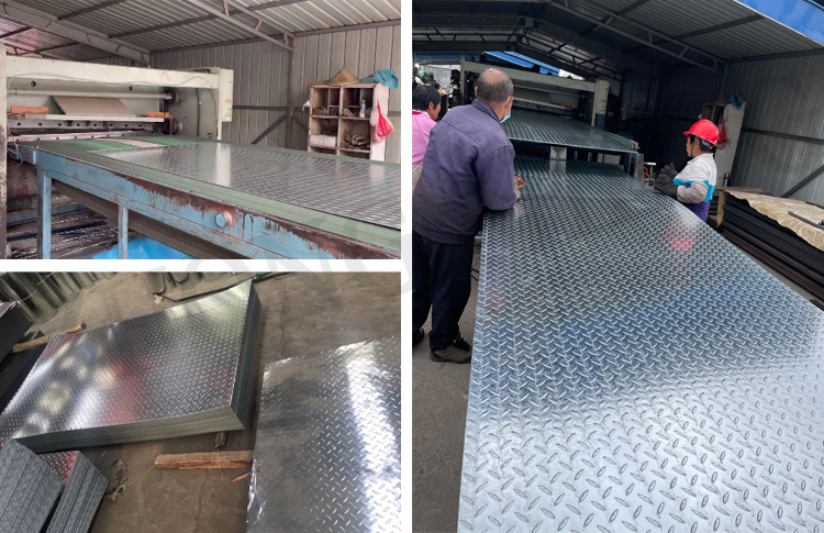 4ft x 8 ft 3mm 4mm metal standard galvanized steel checkered plate sizes for floor stair steps from suppliers at best