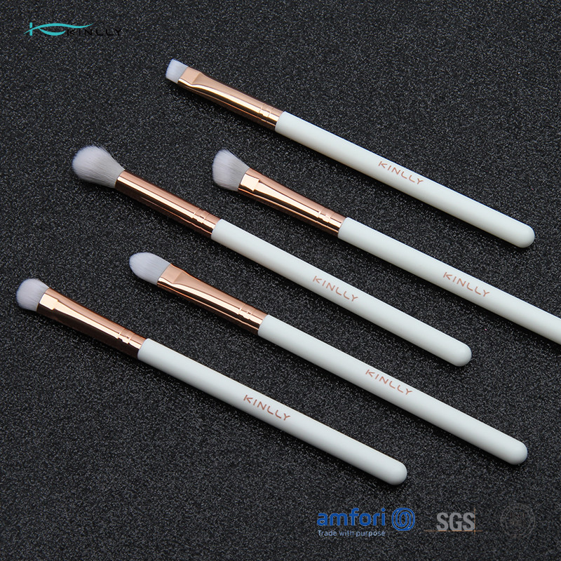 Soft 5PCS Bristle ODM Plastic Makeup Brushes