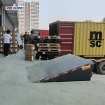 Steel Adjustable Dock Plate 8000kg-15000kg Hydraulic Loading Dock
