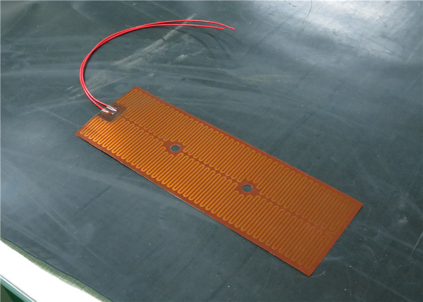 12V Kapton Heater 3d Printer , Organic Polymer Kapton Film Heater Thin Lightweight