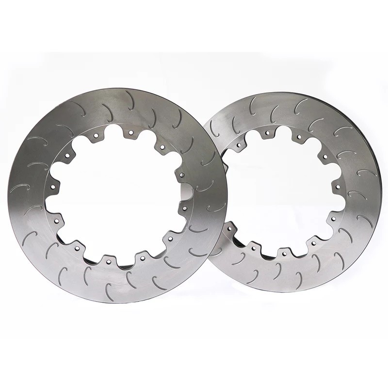 Ventilation Front Wheel Slotted Auto Brake Discs 362x32mm Cast Iron HT250