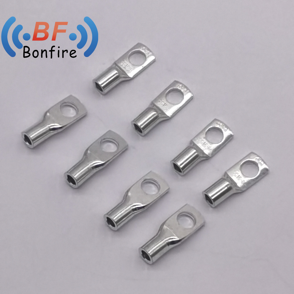 1/0 4/0 AWG Battery Tubular Copper Cable Lug Crimp Terminal Lugs
