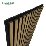 wall decor interior Modern salt wood veneer mdf akupanel acoustic panel wooden