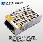 85% Efficiency Waterproof LED Power Supply 12V 200W 16.7A