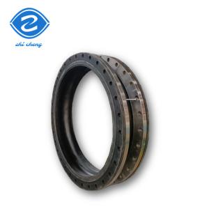 Wholesale DN150 DN300 DN500 304 316l 300mm Stainless Steel Pipe Expansion Joint Flanged Rubber from china suppliers