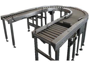 Wholesale Mobile 220V Curve Palletizing Conveyor Parts Stainless Steel 201 In Food Industry from china suppliers