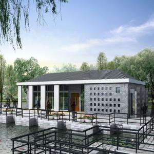 Wholesale Luxury Light Steel Villa House / Prefabricated Prefab Metal Building Homes from china suppliers