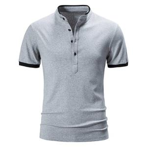 Wholesale OEM Foreign Trade Summer Men'S Casual Short Sleeved T -Shirt Basic Pure Color from china suppliers