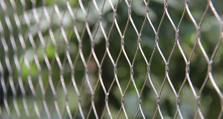 Stainless Steel Wire Rope Mesh x tend mesh AISI 316L zoo mesh