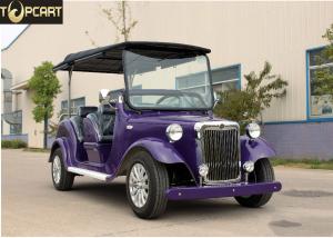 Wholesale High Performance Classic Golf Cart 4 Passenger Electric Buggy Car With Purple Color from china suppliers