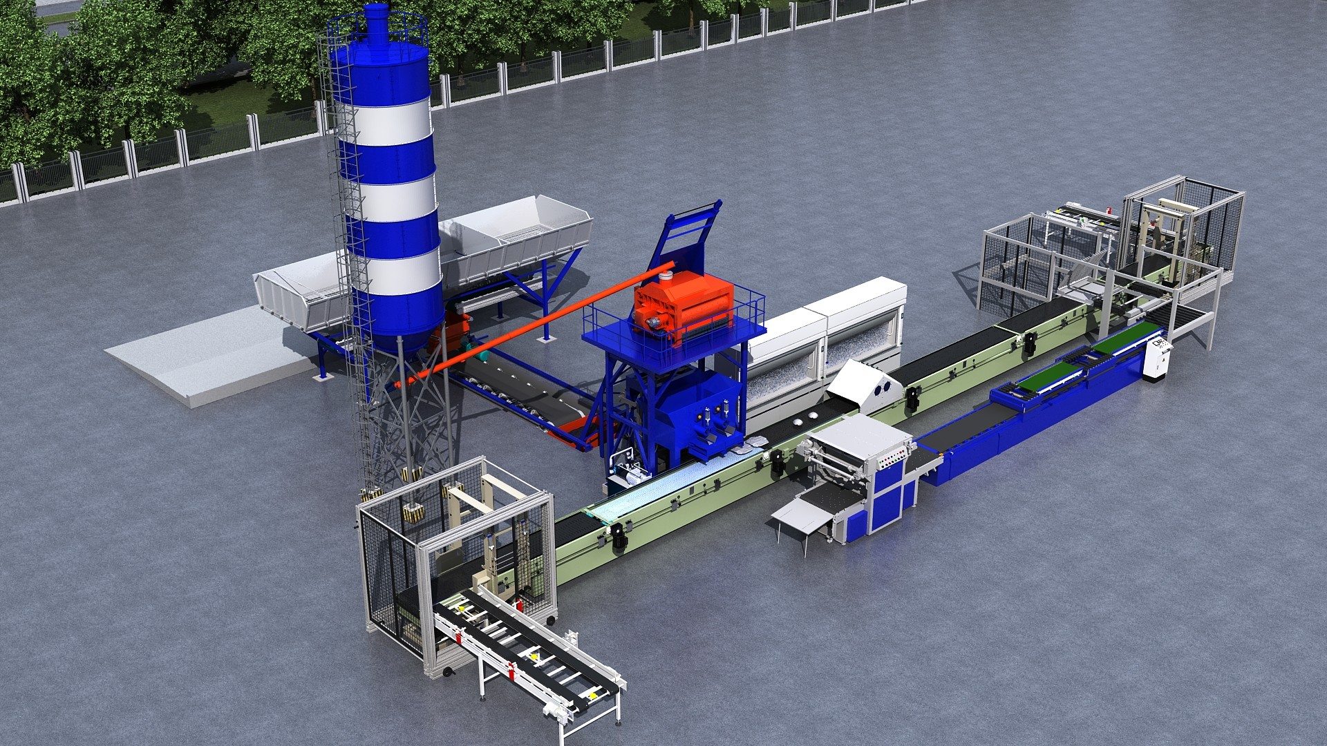 Concrete Casting Machine Concrete 3D Panel Walls Machine