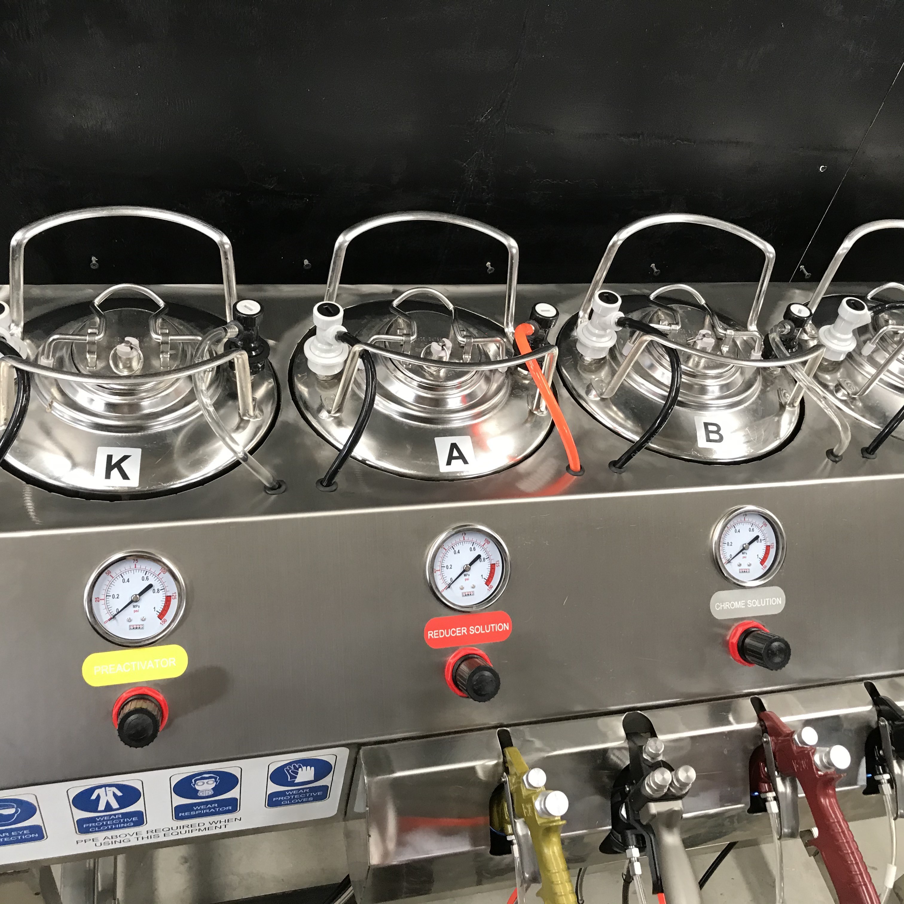Spray on Chrome Technology and Machine
