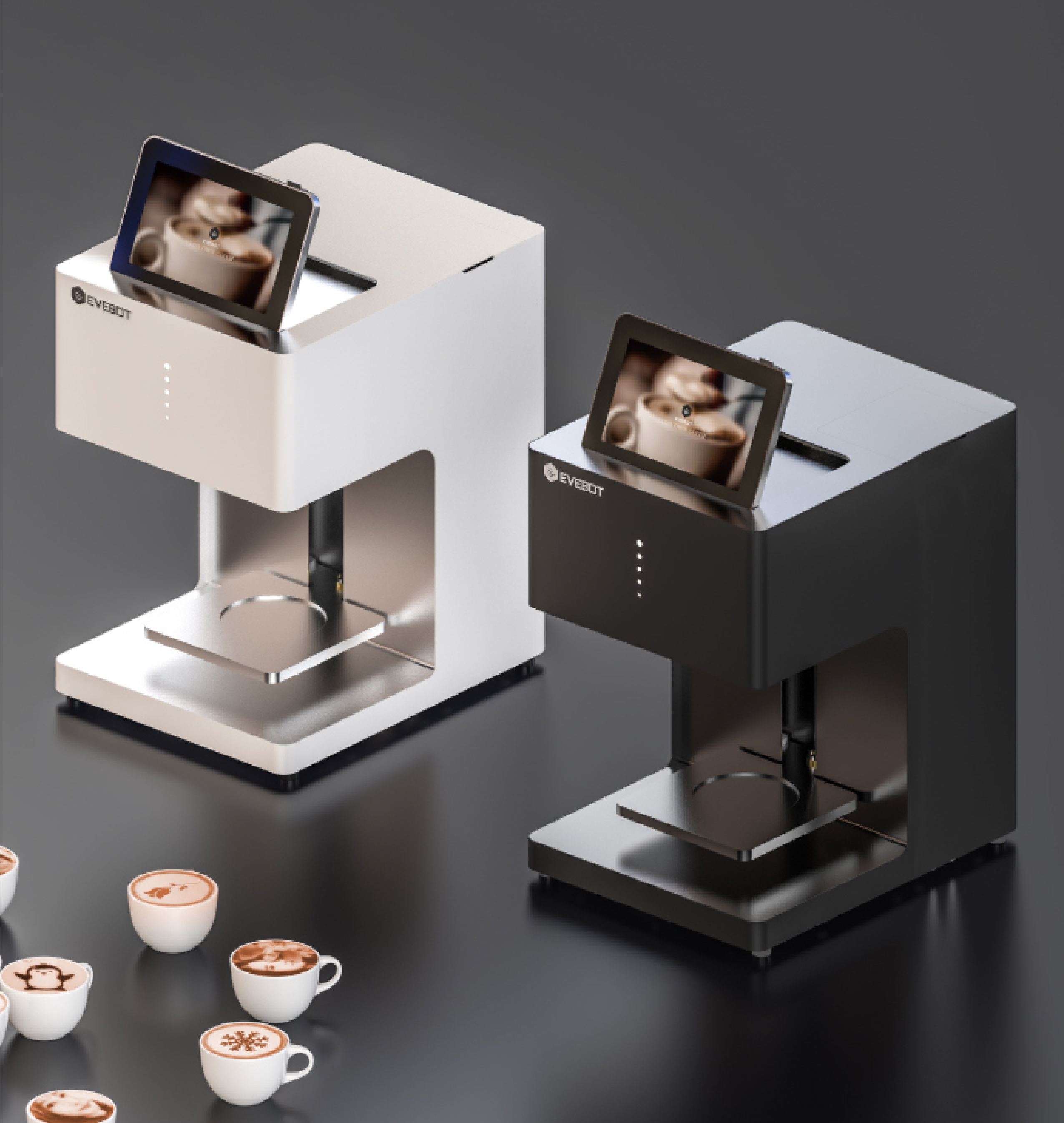 Full Touch Screen Operation Coffee Printing Machine Cookie Printer 220VAC