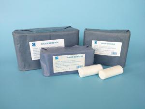 China Medical First Aid Strapping Elastic Crepe Gauze Israeli Skin White Bandage on sale