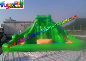 Wholesale Green Waterproof Outdoor Inflatable Water Slides Commercial Water Pool Slide from china suppliers