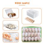 PP PS Egg Tray Making Machine Vacuum Forming Equipment 35 Shot/Min