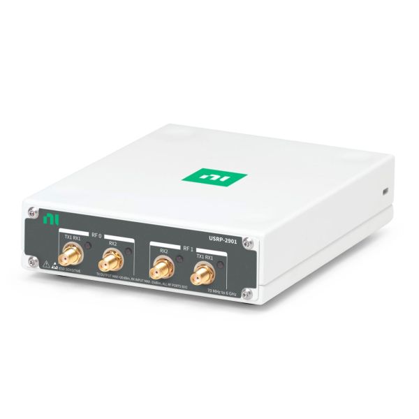 National Instruments NI USRP-2901 USRP Software-Defined Radio Device with USB 2.0/3.0 Bus Connector 56 MHz Instantaneous Bandwidth and 70 MHz to 6 GHz