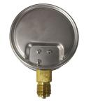 4in 100MM 40 Mbar Lower Mount Low Pressure Gauge With Valve 1/2 BSP