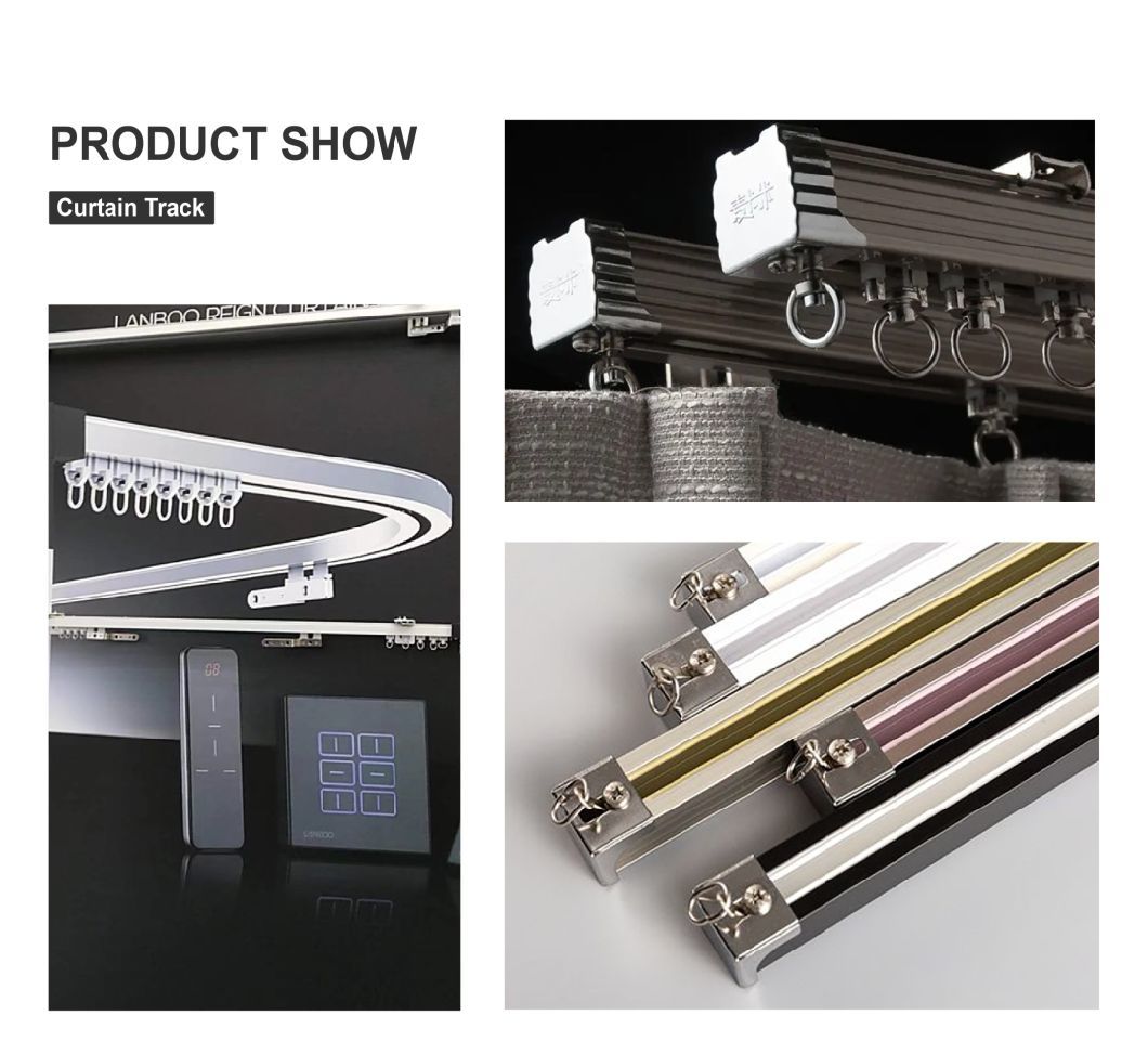 Smart and Connected Motorized Curtain Tracks for a High-Tech Experience