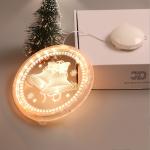 IP44 16cm 24cm Hanging Window Christmas Lights Wooden Crafts Supplies
