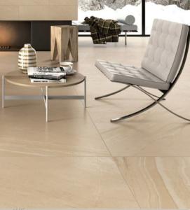 Wholesale Beige Porcelain Stoneware Tile / Living Room Ceramic Matt Beige Wall Tiles Sizes 600*600 from china suppliers