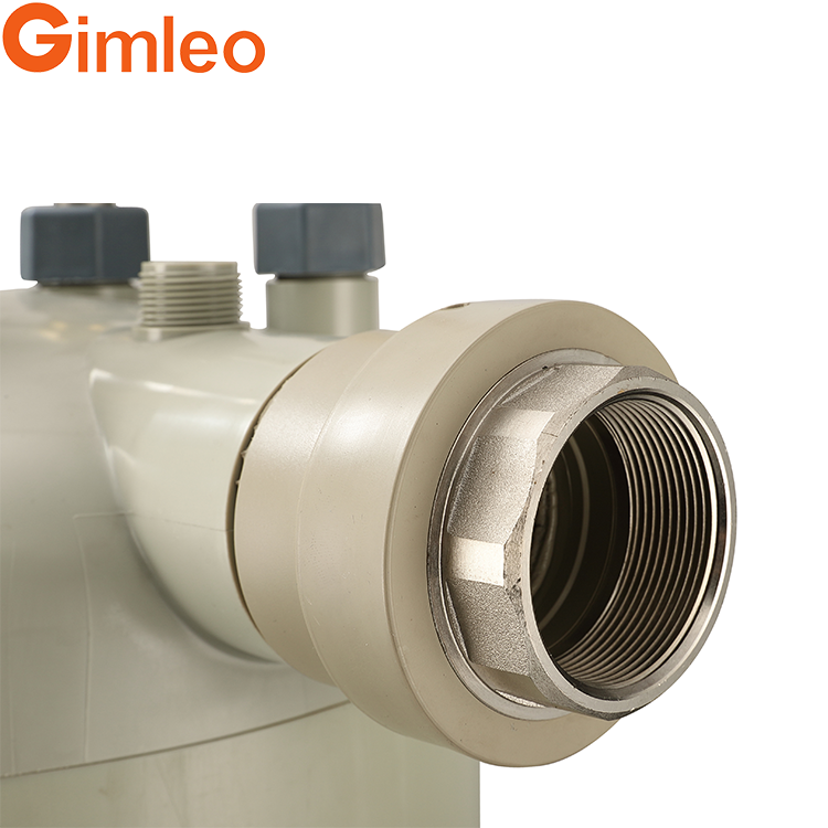 34KW PPR Industrial Sea Water Heat Exchanger HTS-7 with 5.2MPa Maximum Working Pressure