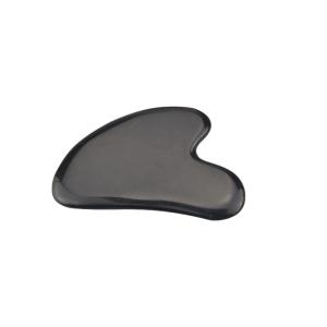 Wholesale Black Obsidian Facial Healing Jade Gua Sha Stone 25g 80*50*25mm from china suppliers