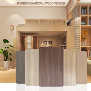 Wholesale Bamboo Charcoal Wood Veneer Decorative Board PVC Wall Panels Suitable For Wall Decoration from china suppliers