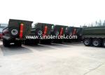 OEM Steel Tipper Semi Trailer ISO SGS With Hydraulic System