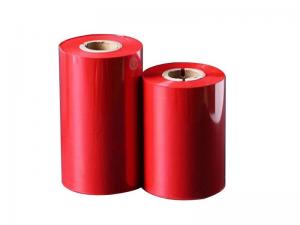 China Red Color Thermal Transfer Ribbon With 70 - 300m Length For Zebra Ribbon Printer on sale