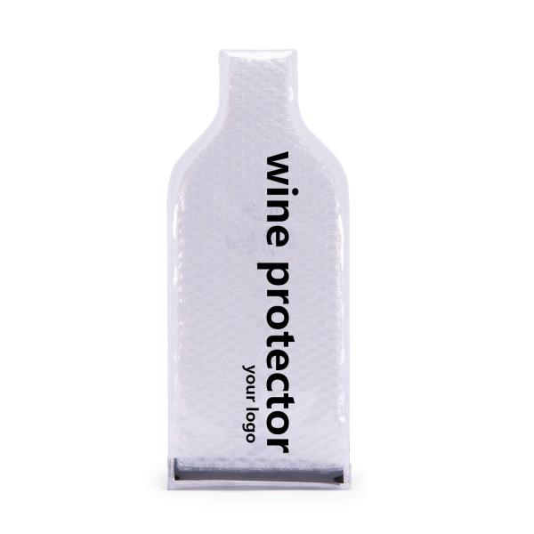 Non Toxic PVC Plastic Wine Bottle Bubble Wrap Bag 48×18CM / 44×18CM / Custom