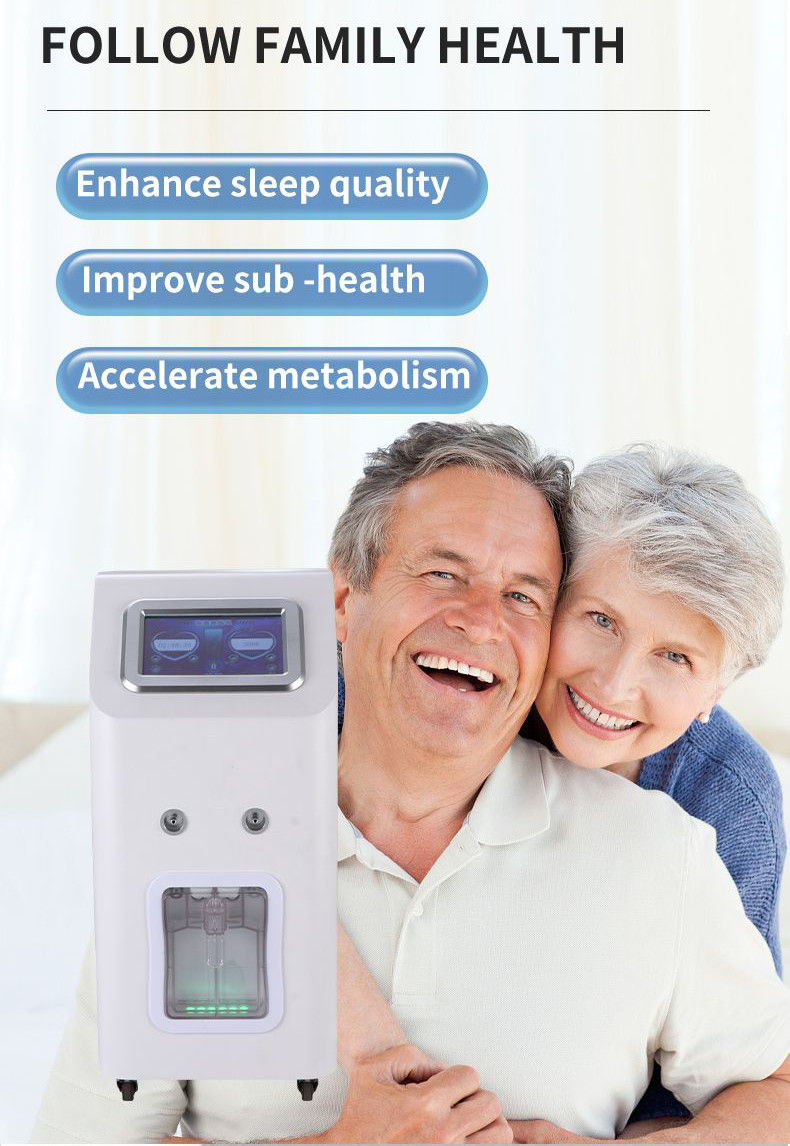 Oxygen Flow 1000ml/min 3000ml Hydrogen Inhalation Machine 99.99% Hydrogen Biofuel PEM Fuel Cell for Home