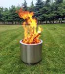 Stainless Steel Natural Wood Burning Portable Smokeless Fire Pit For BBQ
