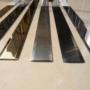 Wholesale Mirror Finish Matt Stainless Steel Trim Edge Trim Molding 201 304 316 for wall ceiling furniture decoration from china suppliers