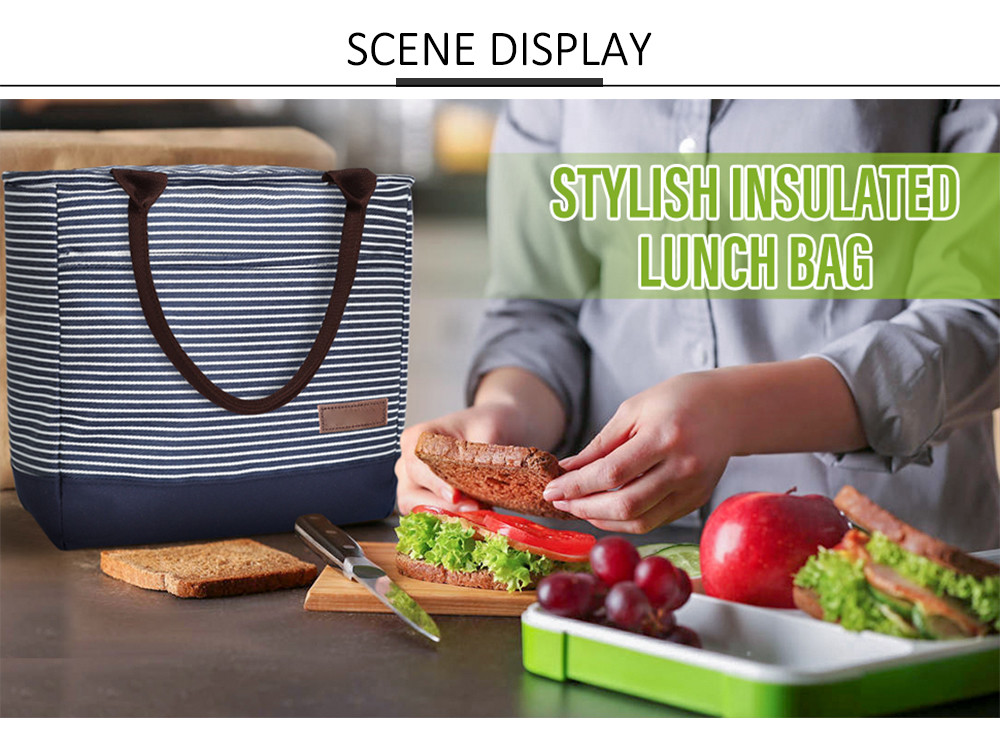 Waterproof Lightweight Large Insulated Lunch Tote