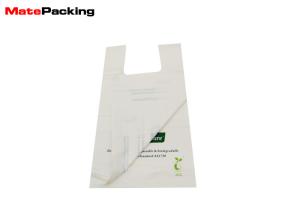 Wholesale 100% Corn Starch Disposable Grocery Bags , Biodegradable Plastic Shopping Bags from china suppliers