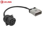 14 Pin RP1226 Male To Black Type 1 SAE Deutsch 9 Pin J1939 Female Truck ELD