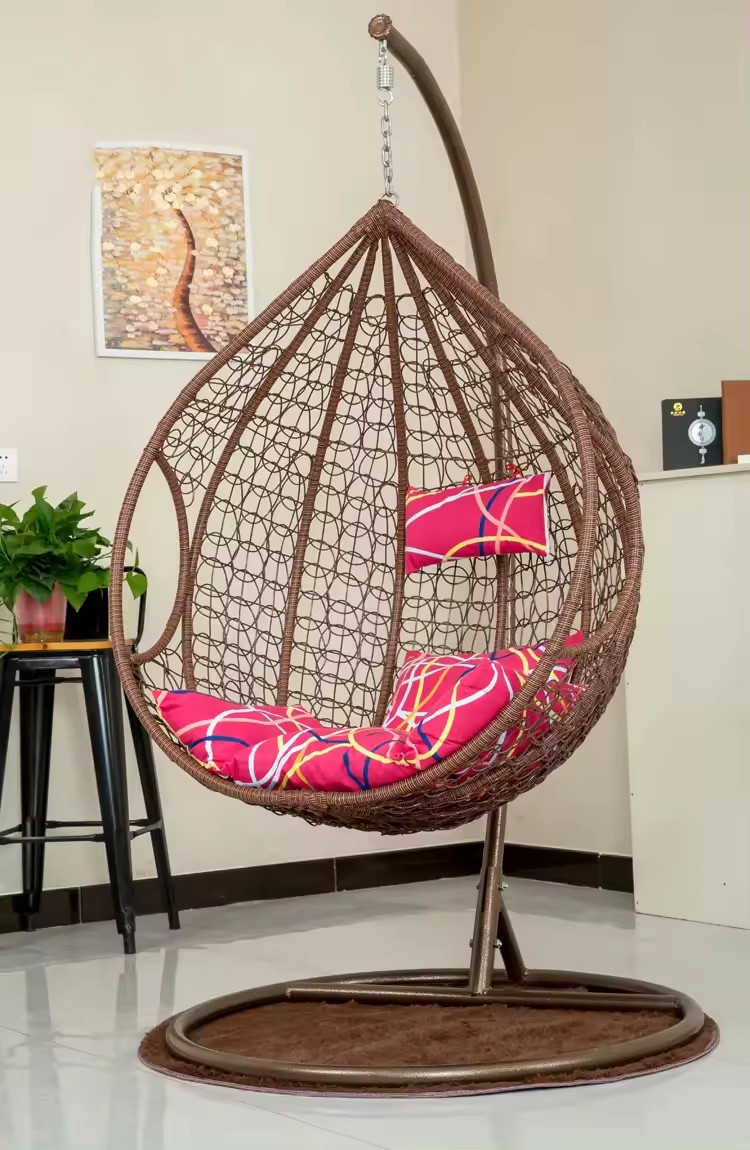 DY-NC1 Balcony Cradle Chair Swing Hammock Chair with Die-Cast Aluminum Frame