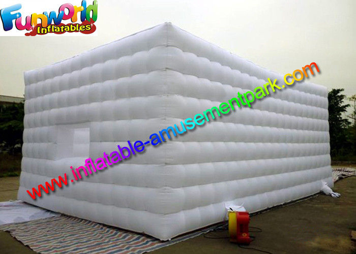 White Lightweight Commercial Air Inflatable Tent / Advertising Event Marquee