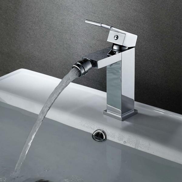 Bath Bidet bathroom basin Faucet Single Hole Swivel bidet aerator, Easy to