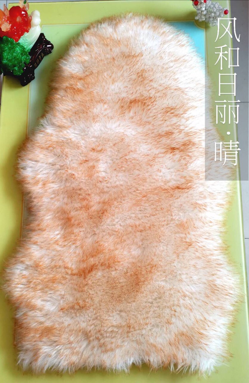 Long Haired Square Sheepskin Seat Pad Round Sheepskin Cushion