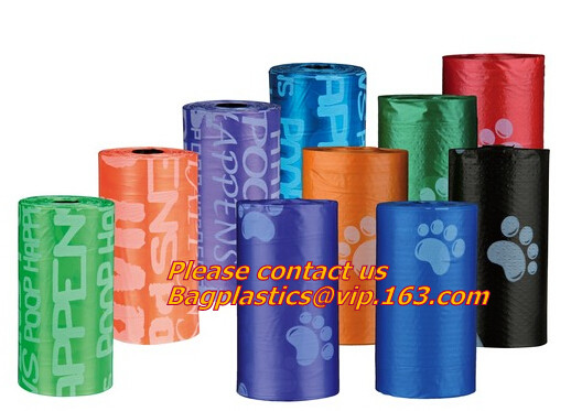 Garbage bag Dog poop bags T-shirt Plastic bag Laundry bags trash bag Nappy Sacks Produce bag die cut/loop handle bags Dr