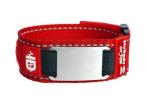 Eco Friendly Sport ID Bracelet / Nylon Woven Id Wristbands For Sportsmen
