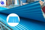 3 Layers Corrugated PVC Roofing Sheet For Industrial Project Public Places