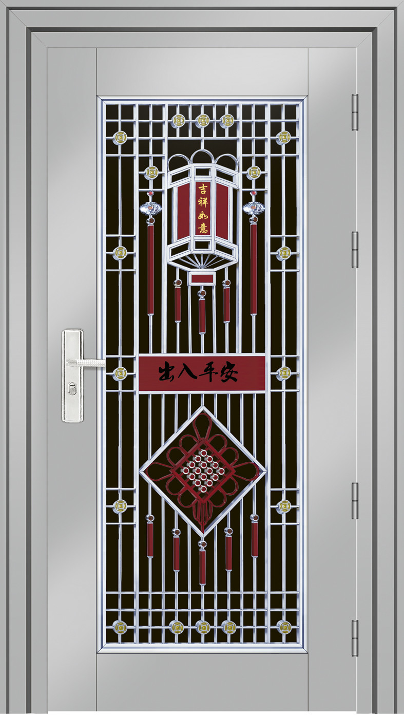 Residential 180 Minutes Fire Rated Security Doors Break Resistance
