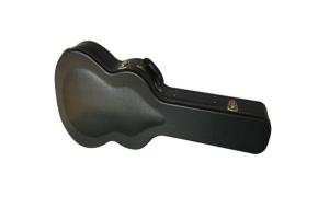 Wholesale Amazing Leather A Shape Wooden Guitar Case Musical Instrument Wooden Hard Case from china suppliers
