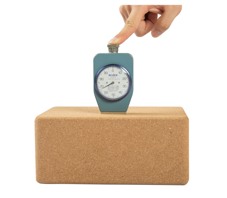 750g 3x6x9 Inch Cork Yoga Brick Non Toxic Cork Block Fitness Workout Tools