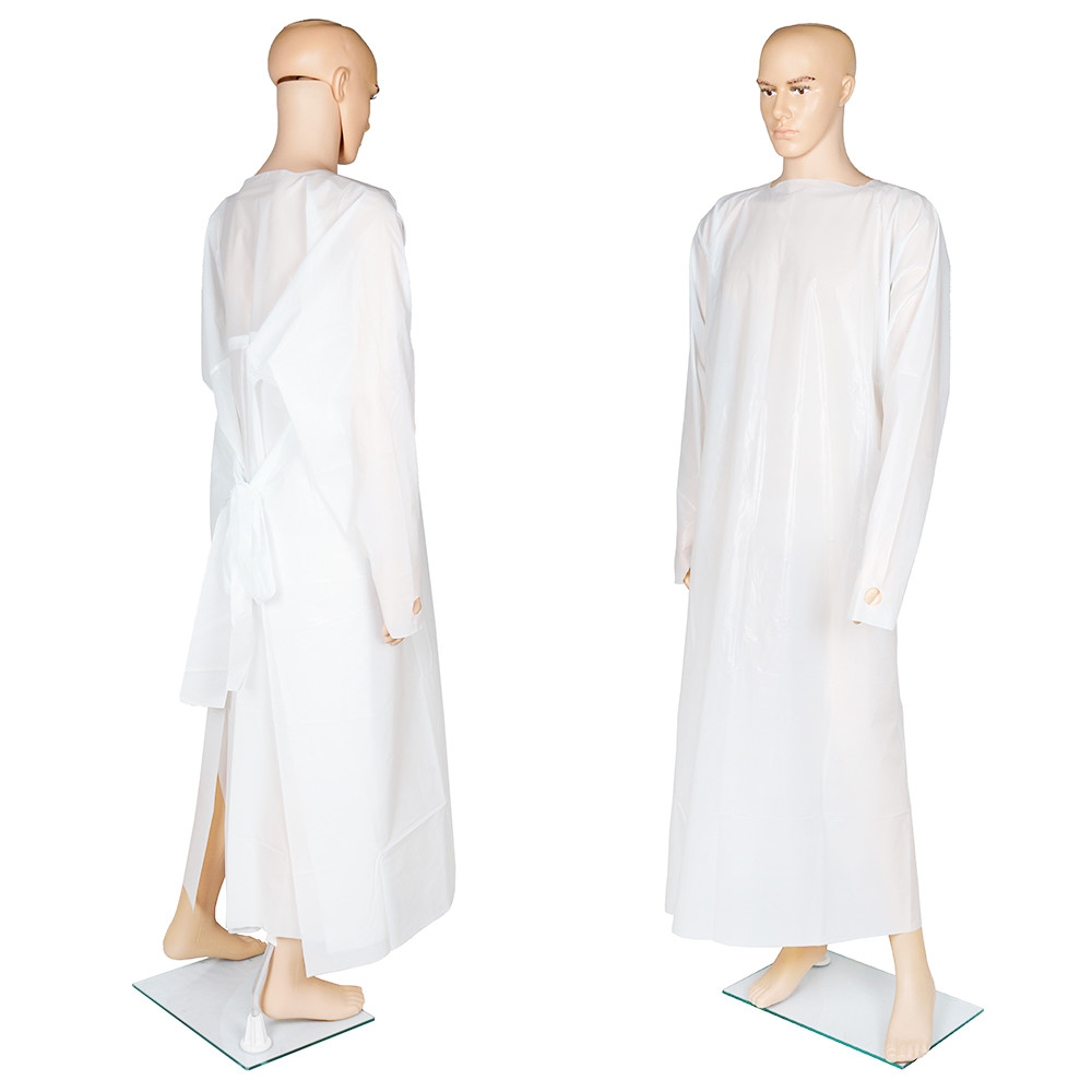Non-Sterile Disposable Clinic Surgical Gown for Dental Surgery