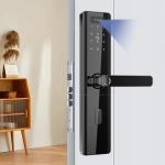 Aluminum Alloy Smart Digital Door Lock 3D Identify Biometric Password NFC Unlock